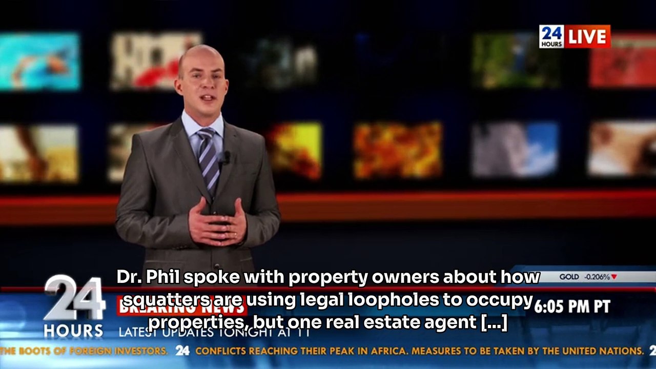 Dr. Phil left speechless after real estate agent claims that squatting is justified by colonization