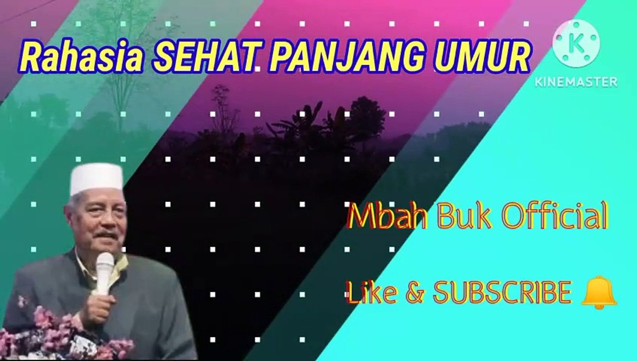 Ini dia RAHASIA HIDUP SEHAT DAN PANJANG UMUR