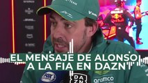 El mensaje de Alonso a la FIA tras la carrera en China