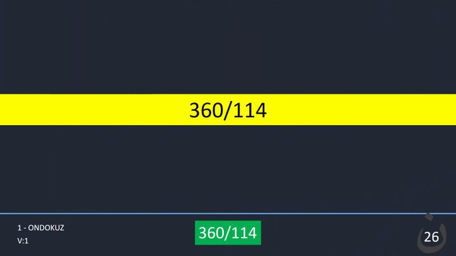 4 - 360/114 - Rakamlar, Çarpma, Bölme İşlemleri