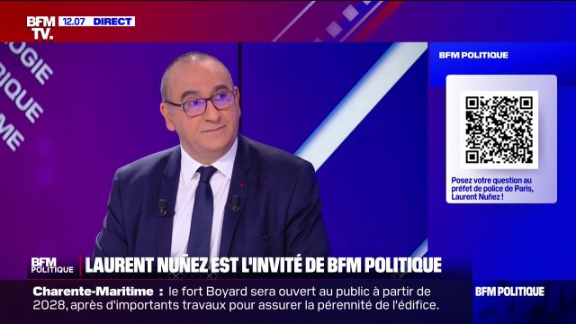 Une policière a été grièvement blessée : Laurent Nuñez, préfet de police de Paris, s'exprime après qu'un chauffard a percuté une voiture de police