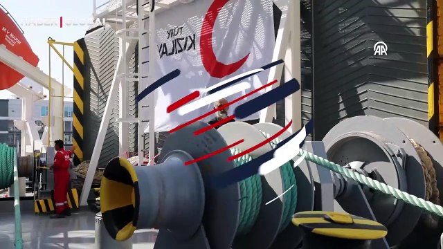 Hızlı çekim tekniğiyle görüntülendi: İşte 9. İyilik Gemisi nin yardım yolculuğu
