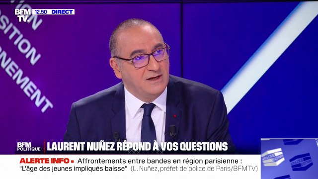Ce sont des questions que je ne me pose pas : Laurent Nuñez, préfet de police de Paris sur l'éventualité de devenir ministre de l'Intérieur