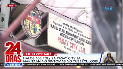 Halos 400 PDLs sa Pasay City Jail, nakitaan ng sintomas ng tuberculosis | 24 Oras Weekend