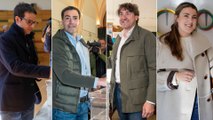 Los principales candidatos coinciden en animar a la participación en la jornada electoral