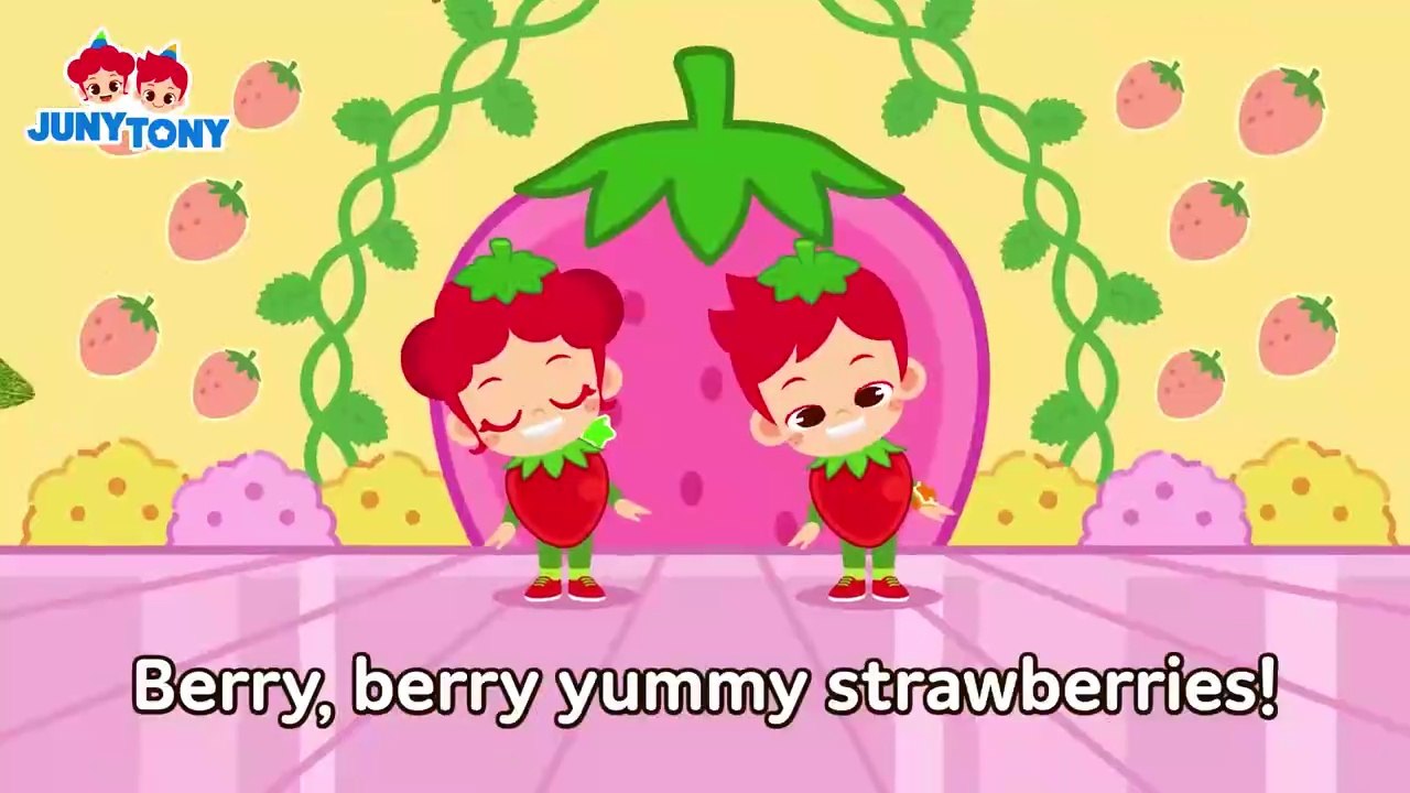 We Love Strawberries Berry Much | Strawberry Song for Kids - video ...