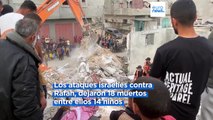Guerra en Gaza: Los ataques israelíes contra Rafah matan en su mayoría a niños