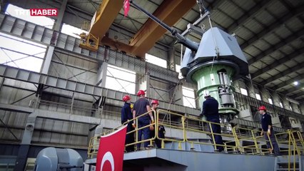 İlk milli deniz topu, liman ve deniz testlerine hazır hale getirildi