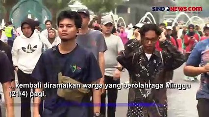 Ribuan Warga Turun ke Jalan untuk Berolahraga setelah CFD Kembali Digelar
