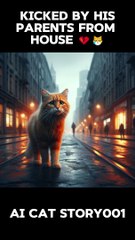 Cat kicked from house