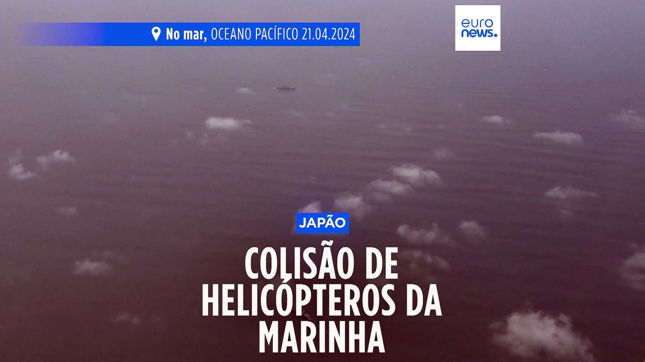 Acidente com dois helicópteros militares japoneses faz um morto e sete desaparecidos