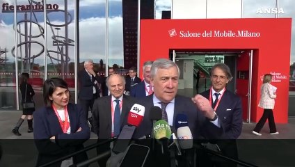 Salone del mobile, Tajani: "Qui l'eccellenza italiana"