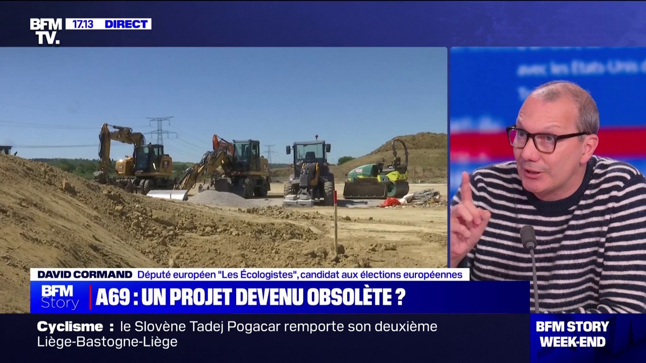David Cormand (député européen "Les Écologistes") sur la manifestation contre l'A69: "Des intérêts économiques, en lien avec des intérêts politiques ont fait du lobbying pour financer cette autoroute"
