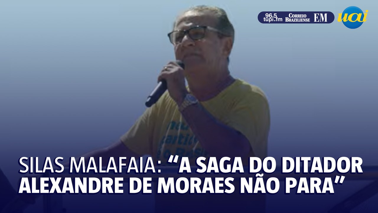 “A saga do ditador Alexandre de Moraes não para”, diz pastor Silas Malafaia em ato a favor de Bolsonaro|