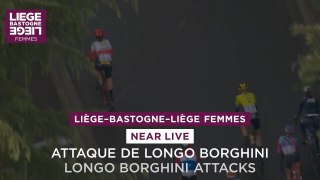 Liège-Bastogne-Liège Femmes  2024 - Longo Borghini attacks