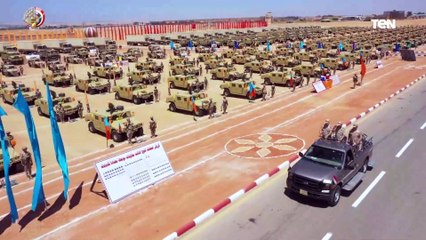 الفريق أول محمد زكى يشهد إجراءات التفتيش ورفع الكفاءة القتالية لوحدات المدفعية  بالمنطقة المركزية