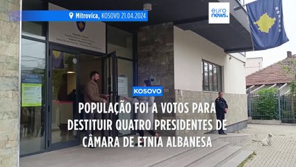 Kosovo: população foi a votos para destituir quatro presidentes de câmara de etnia albanesa