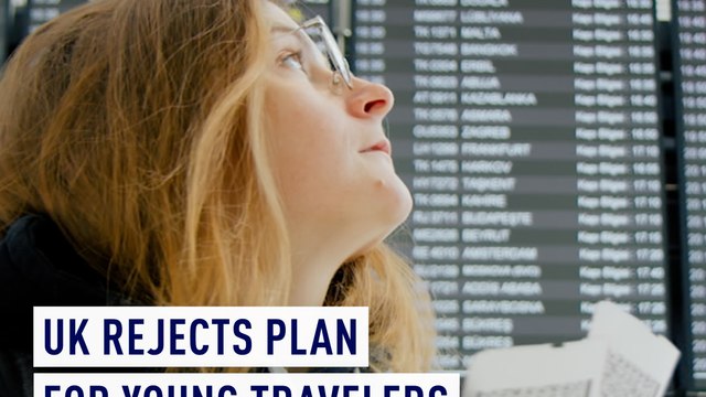 UK  rejects plan for young travellers
