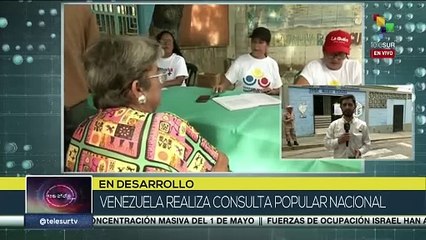 Consulta popular en Venezuela impulsa el desarrollo social