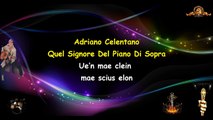Adriano Celentano - Quel Signore Del Piano Di Sopra Karaoke