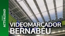 Espectacular: así luce el nuevo videomarcador 360º del Bernabéu antes del Madrid-Barça