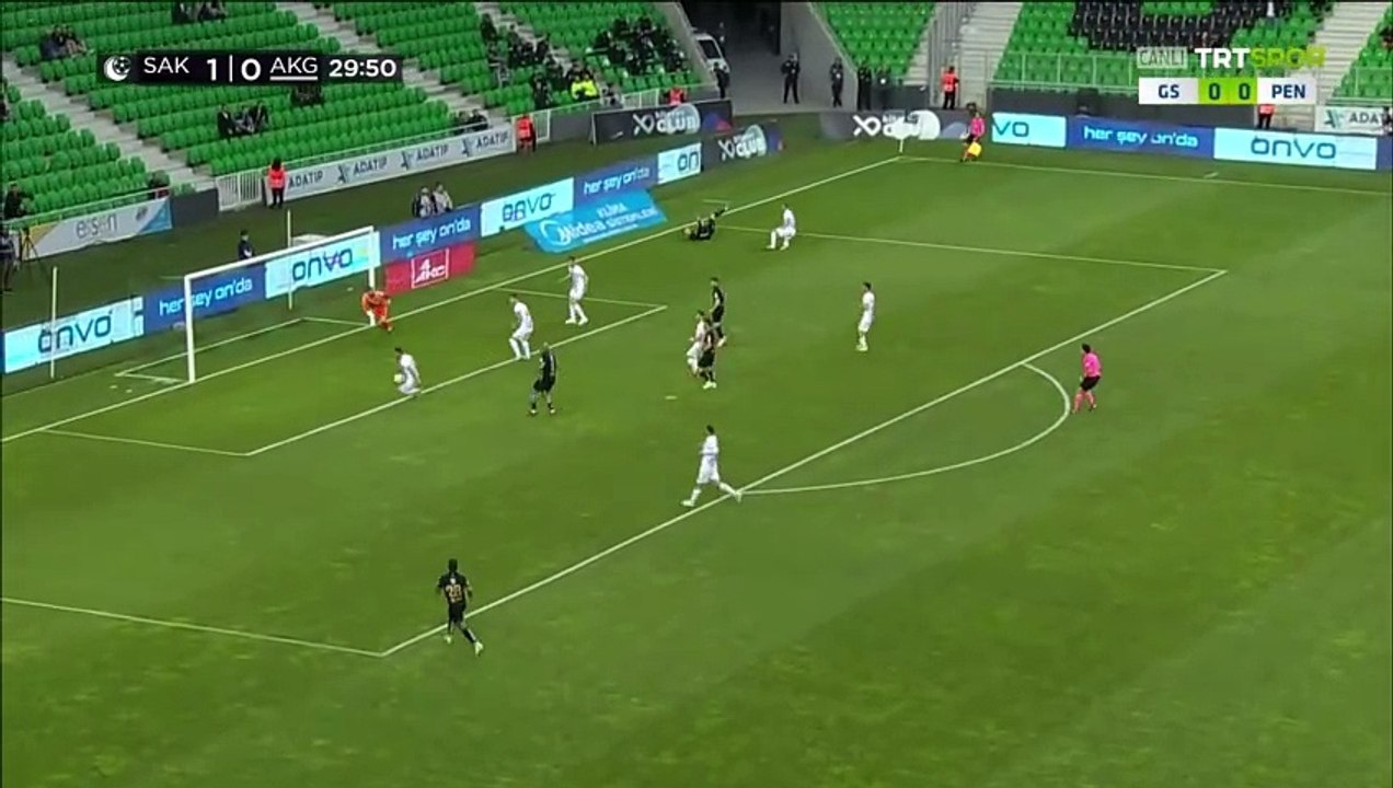 Sakaryaspor-Ankara Keçiörengücü Maçından Dino'nun Ofsayt Sebebiyle Sayılmayan Golü #sakaryaspor