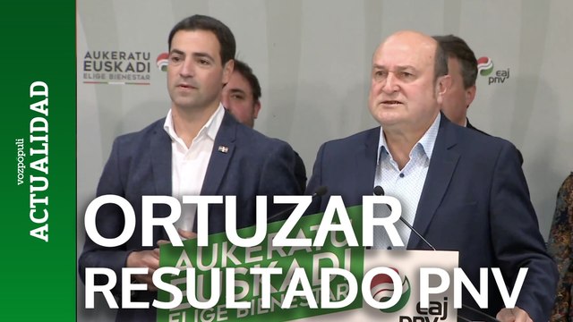 Ortuzar celebra el triunfo del PNV pese a todas las opiniones sesgadas