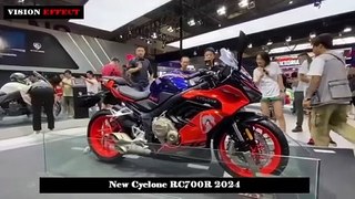 674cc , Derived from Honda CB650 , New Cyclone RC700R 2024