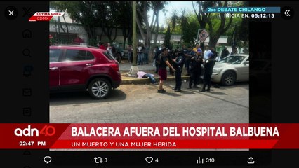¡Última Hora! Balacera afuera del Hospital Balbuena de la alcaldía Venustiano Carranza en la CDMX
