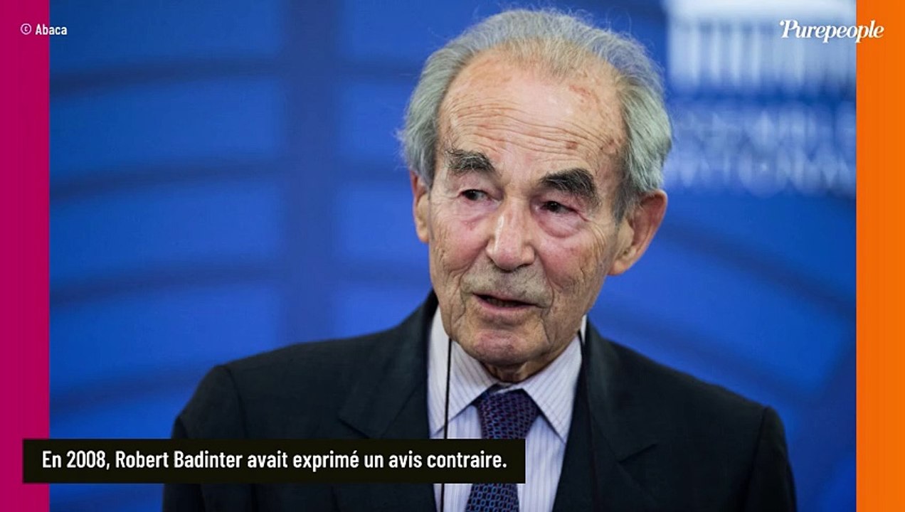 Robert Badinter : Sa veuve Elisabeth craint une "trahison" et sort de sa réserve pour le défendre