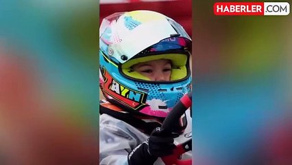 Türkiye'nin en genç karting pilotu Zayn Sofuoğlu, ilk profesyonel yarışında zirveye çıktı