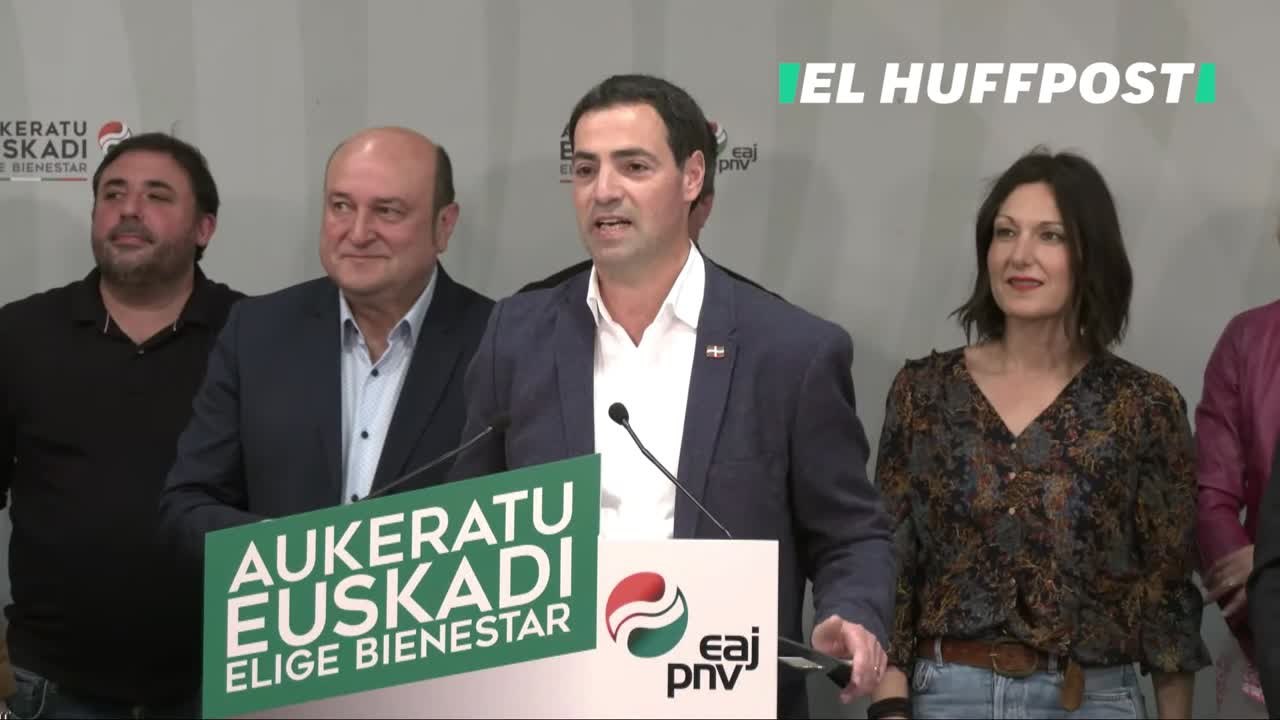 Imanol Pradales: "¡El PNV ha ganado las elecciones!"