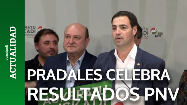 Pradales (PNV): No hay mayor honor y responsabilidad. Con humildad y trabajo daré todo por Euskadi