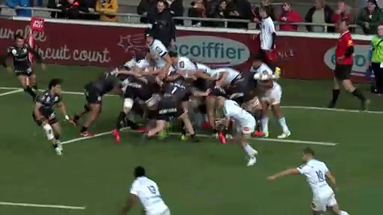 TOP 14 - Essai de Tristan TEDDER (R92) - Oyonnax Rugby - Racing 92