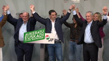 PNV gana las elecciones, pero empata a 27 escaños con Bildu
