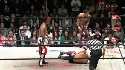 20th December 2012 Mr. Kyu Kyu Toyonaka Dolphin & Super Shisa vs. WORLD-1 International (Naruki Doi & Ricochet)