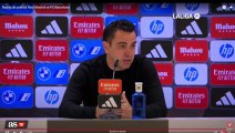 Rueda de prensa de Xavi tras el Clásico