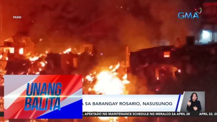 Residential area sa Barangay Rosario, nasusunog | UB