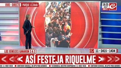 Así festejó Riquelme el triunfo de Boca