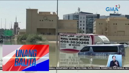 2 Pinoy na naaksidente dahil sa matinding pagbaha sa U.A.E., nagpapagaling na sa ospital | UB