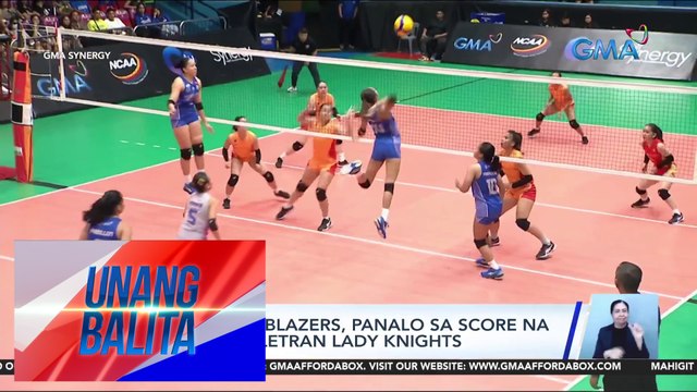 Letran Knights, panalo matapos habulin ang Benilde Blazers, 3-2 | UB