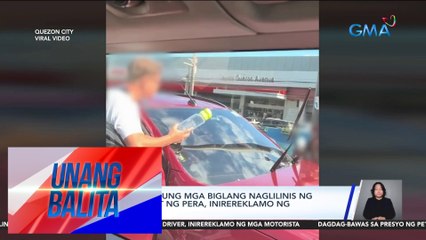 "Wiper boys" o 'yung mga biglang naglilinis ng sasakyan kapalit ng pera, inirereklamo ng mga motorista | UB
