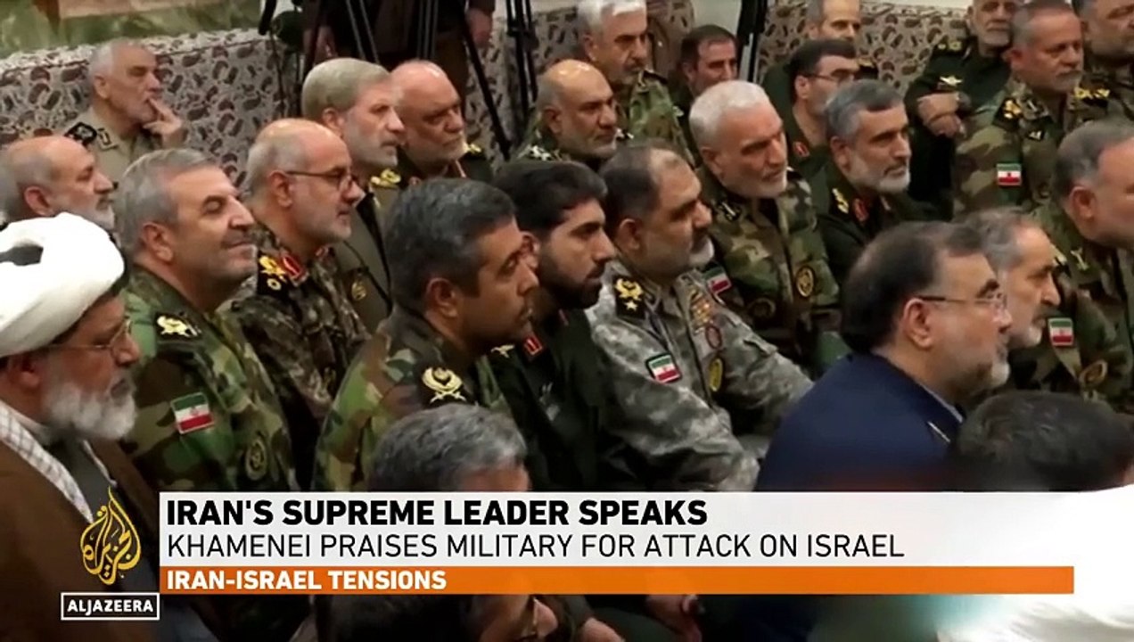 Iran’s Supreme Leader Ayatollah Ali Khamenei lauds attack on Israel