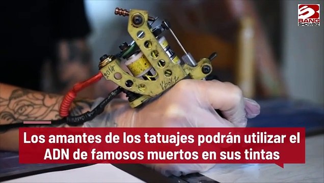 Los amantes de los tatuajes podrán utilizar el ADN de famosos muertos en sus tintas