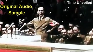 Joseph Goebbels in English AI Reconstruction