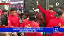 Los Jonas Brothers: Se reportan incidentes en colas para el concierto en San Miguel