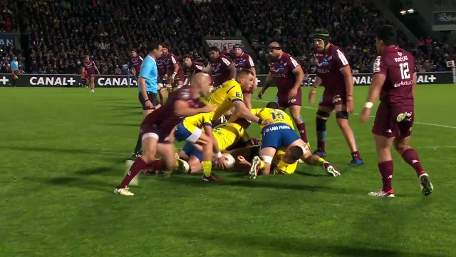 TOP 14 - Essai de Damian PENAUD 2 (UBB) - Union Bordeaux Bègles - ASM Clermont