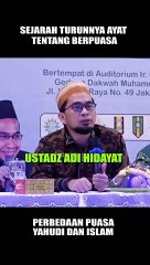 UAH PERBEDAAN PUASA ISLAM DAN YAHUDI