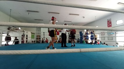 Anggi BSB at Pertina Jabar - Sparring Boxing April 21 Round 1