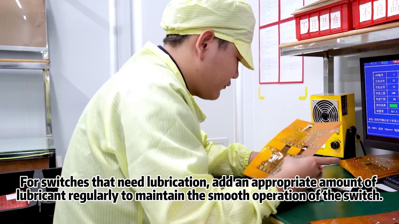 How to extend the life of the membrane switches   （keypads）？